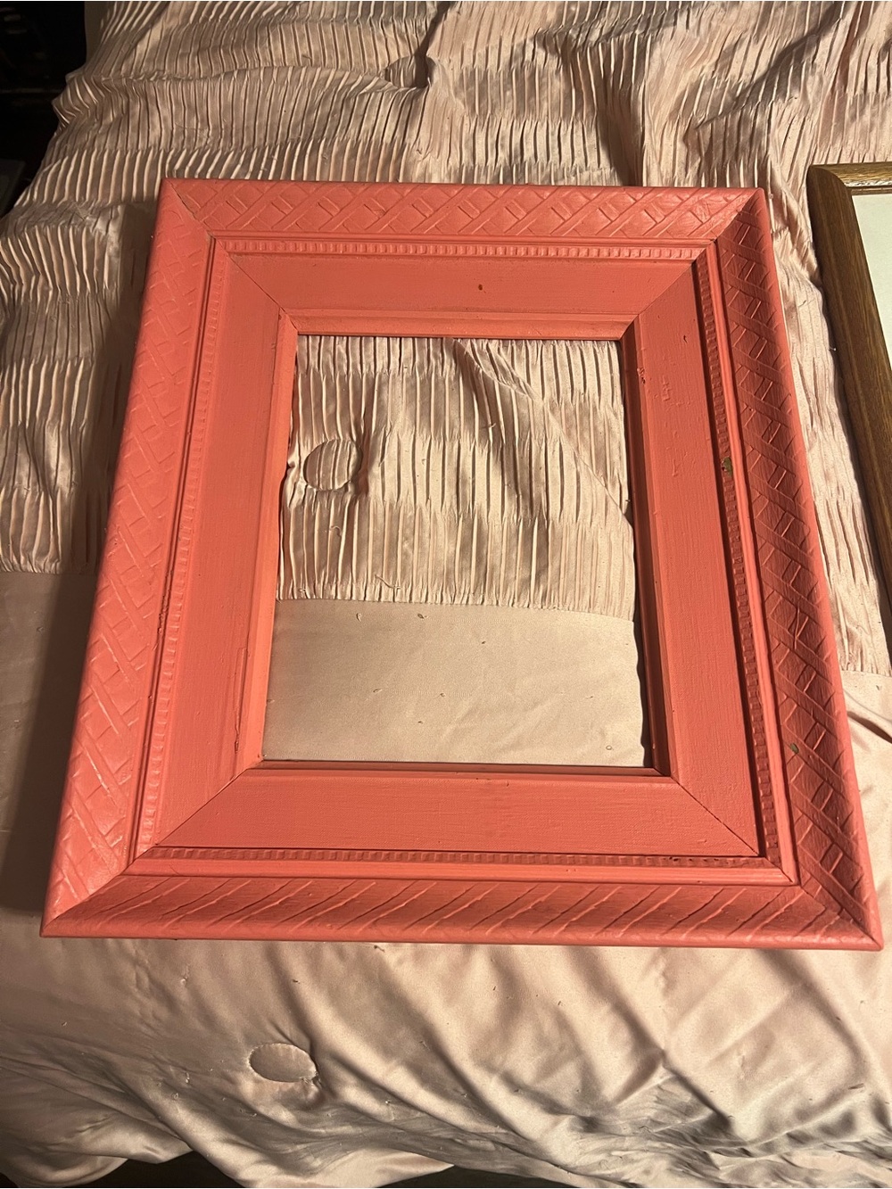 Coral Decorative Wood Picture Frame by